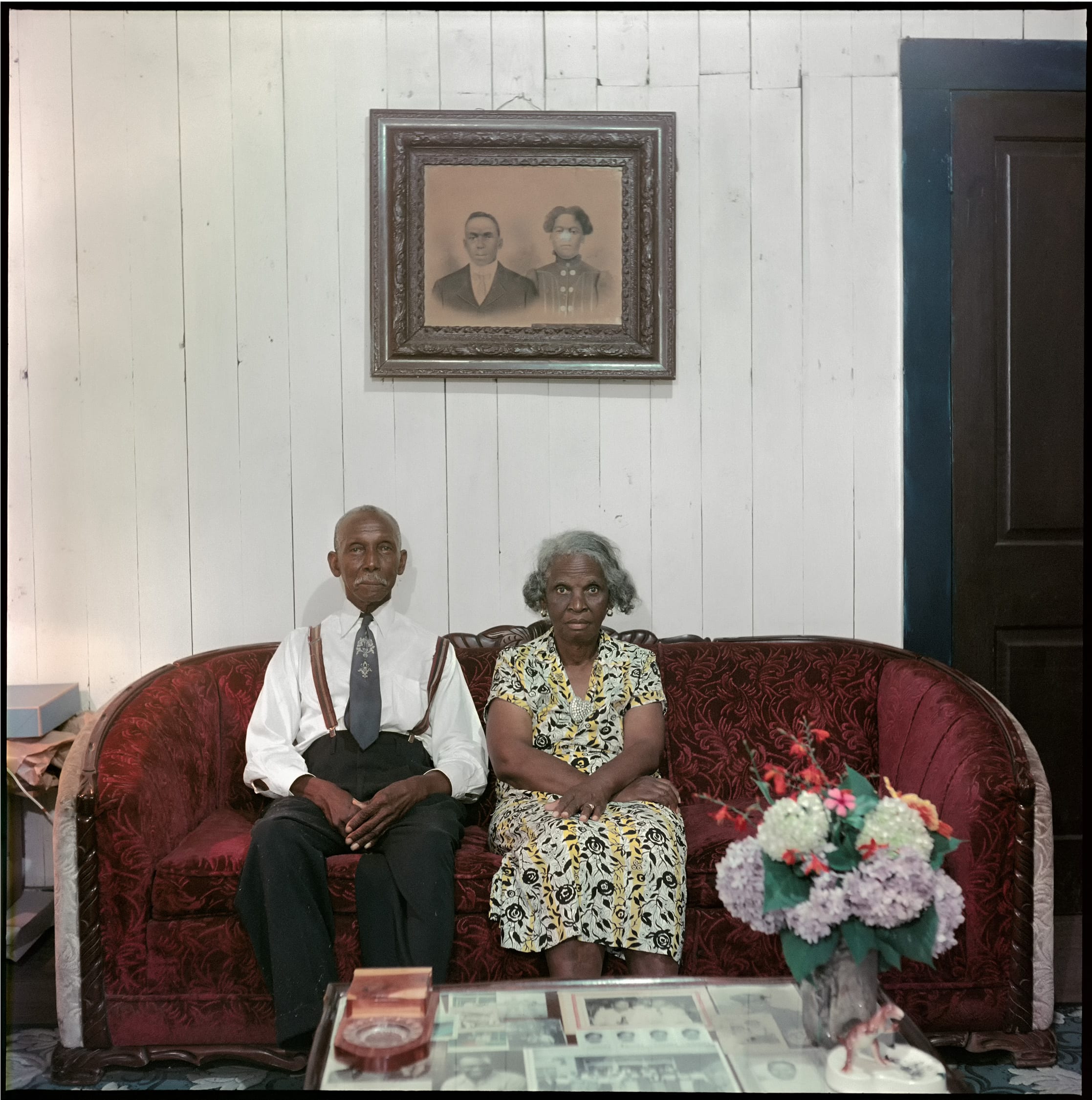 Gordon Parks (American, 1912–2006), Mr. and Mrs. Albert Thornton, Mobile, Alabama, 1956, courtesy of and copyright The Gordon Parks Foundation.