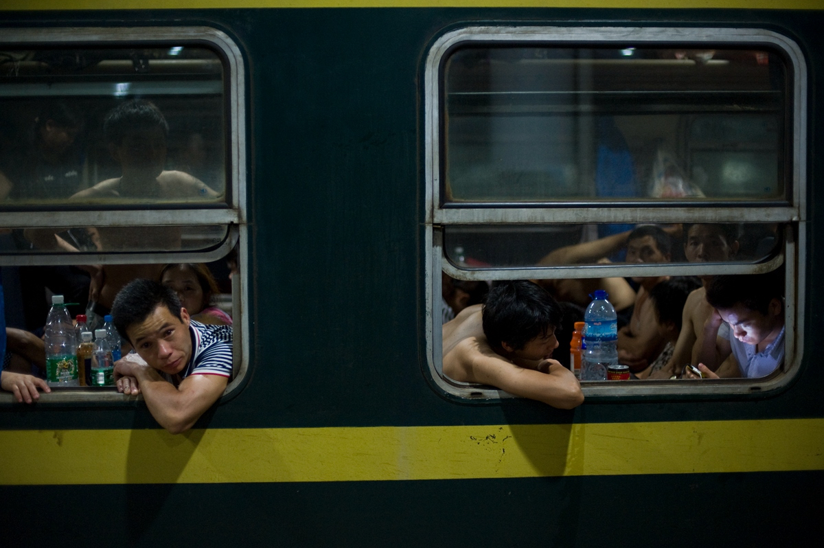 Extrait de la série "The Green Train ", © Qian Haifeng