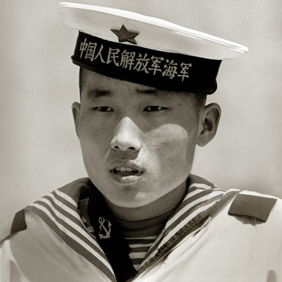 Sailor, People's Heroes Monument, Beijing, 1979. © Albert Watson