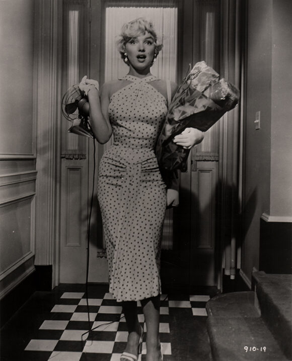 SEPT ANS DE REFLEXION - THE SEVEN YEAR ITCH Marilyn Monroe, film de Billy Wilder, 1955.
