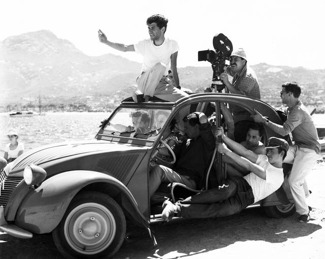 Sur le tournage d' Adieu Philippine de Jacques Rozier en 1960 © Raymond Cauchetier