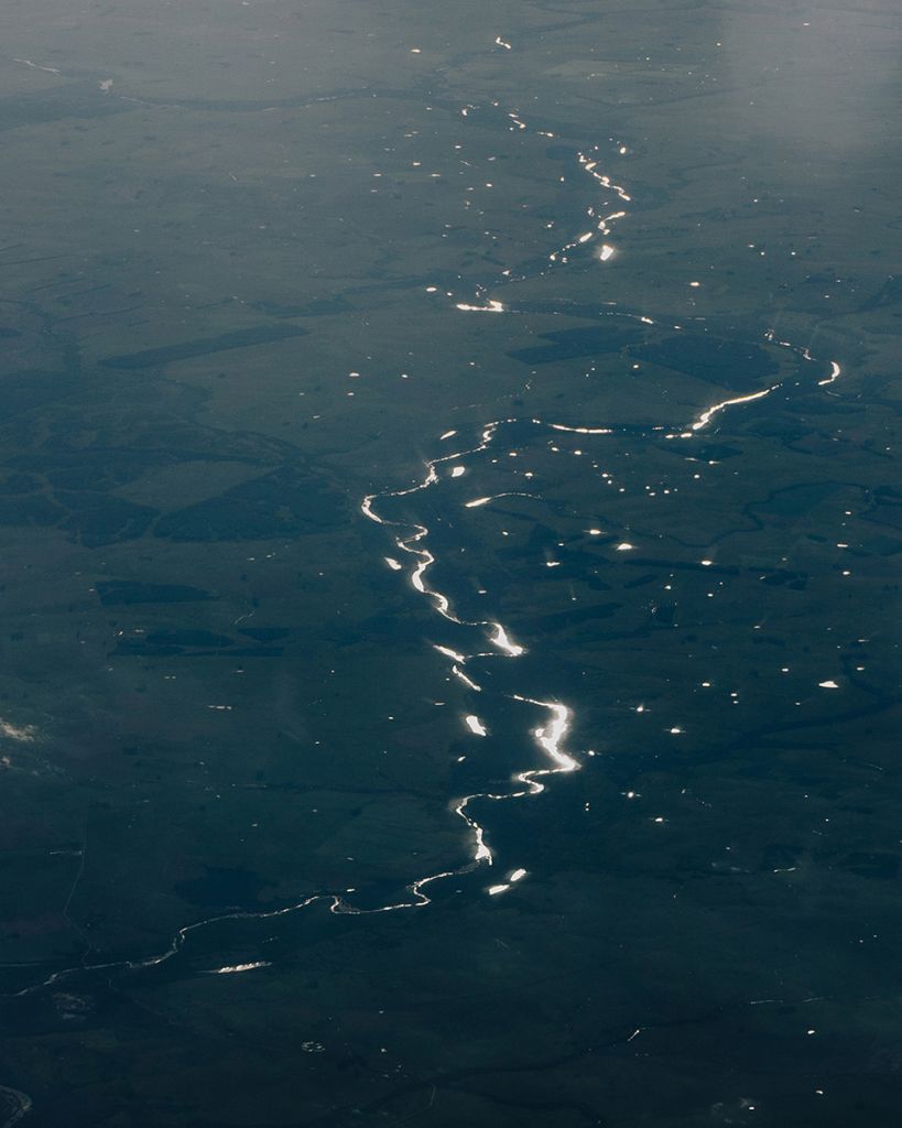 Photographie de Maximiliano Tineo montrant le fleuve d'argent