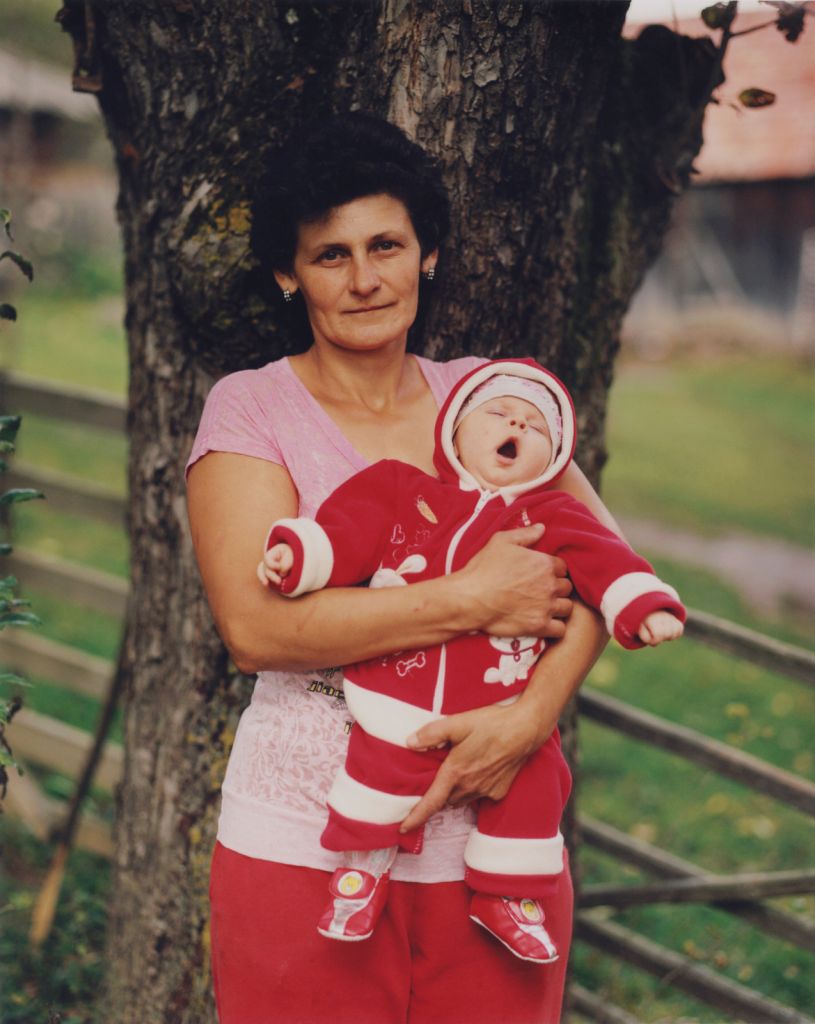 portrait d'une mère et son bébé