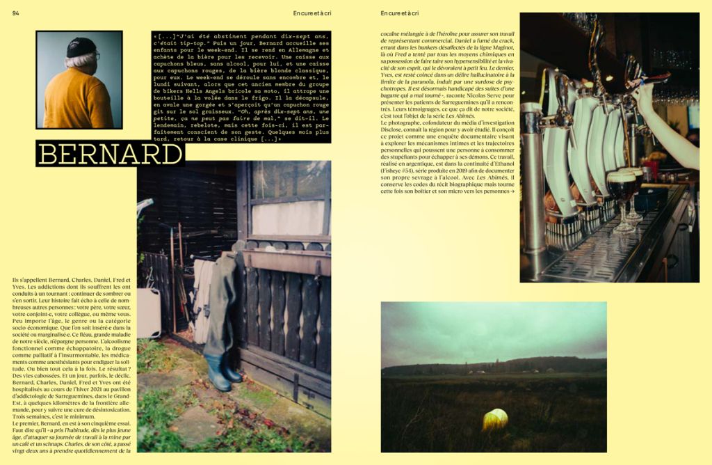 double page de Fisheye Magazine