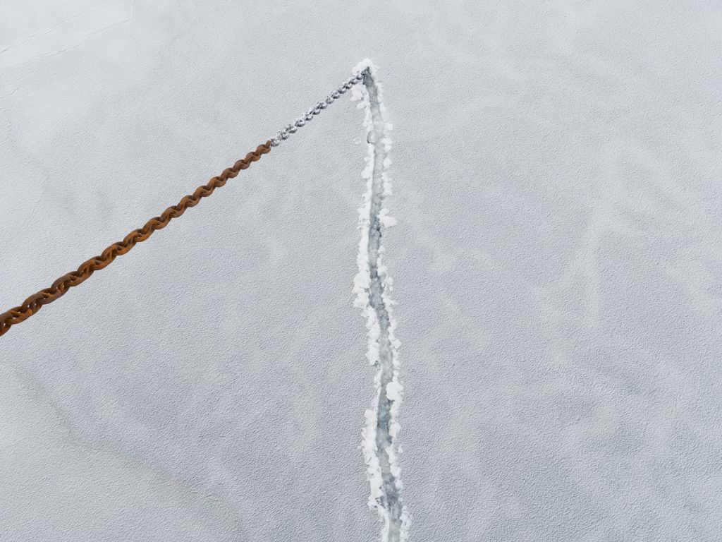 Océan Arctic gelé