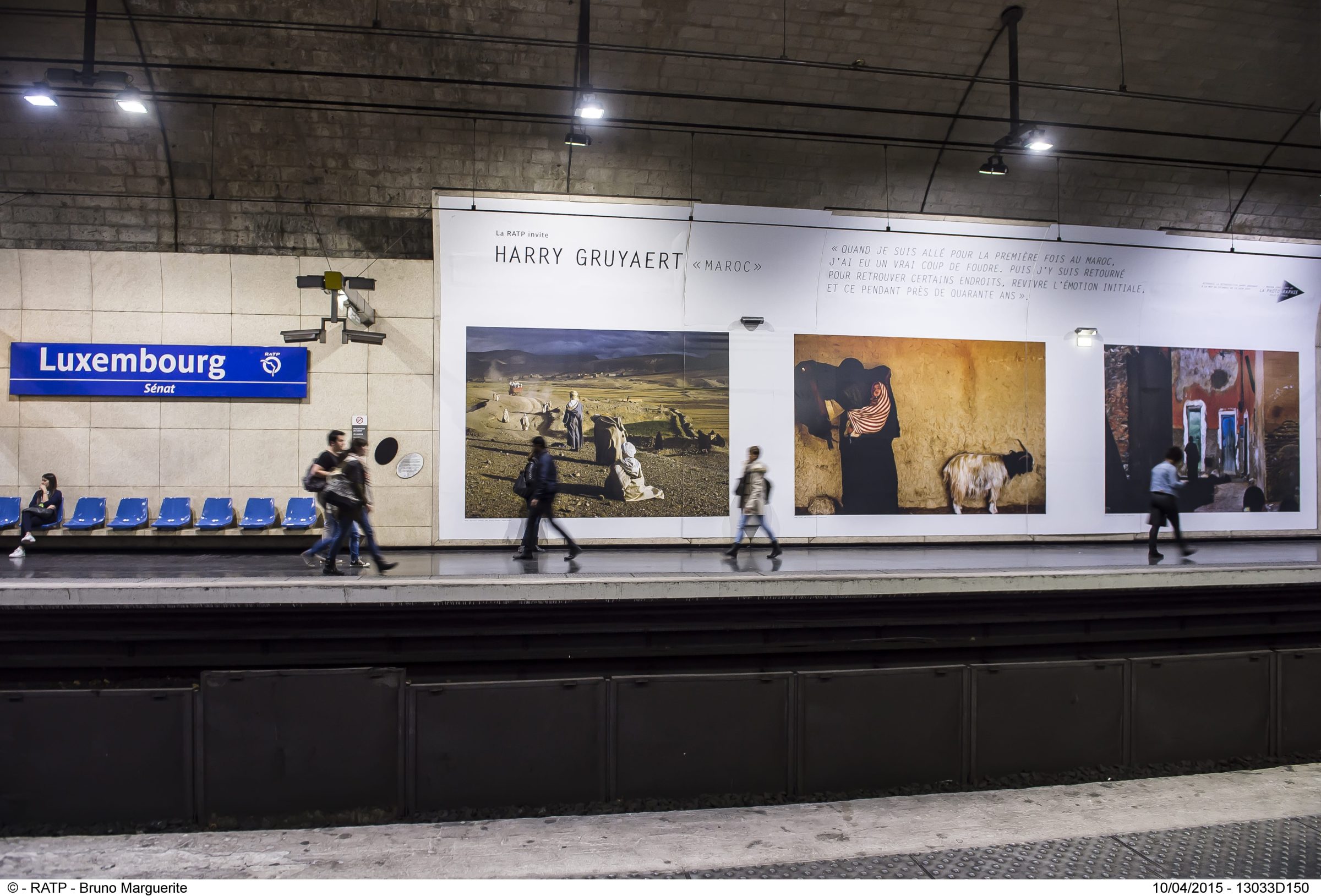 Harry Gruyaert dans le métro parisien